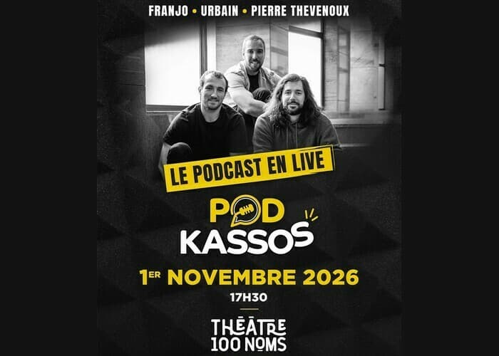 Illustration de l'événement : Pod Kassos - Le podcast en live