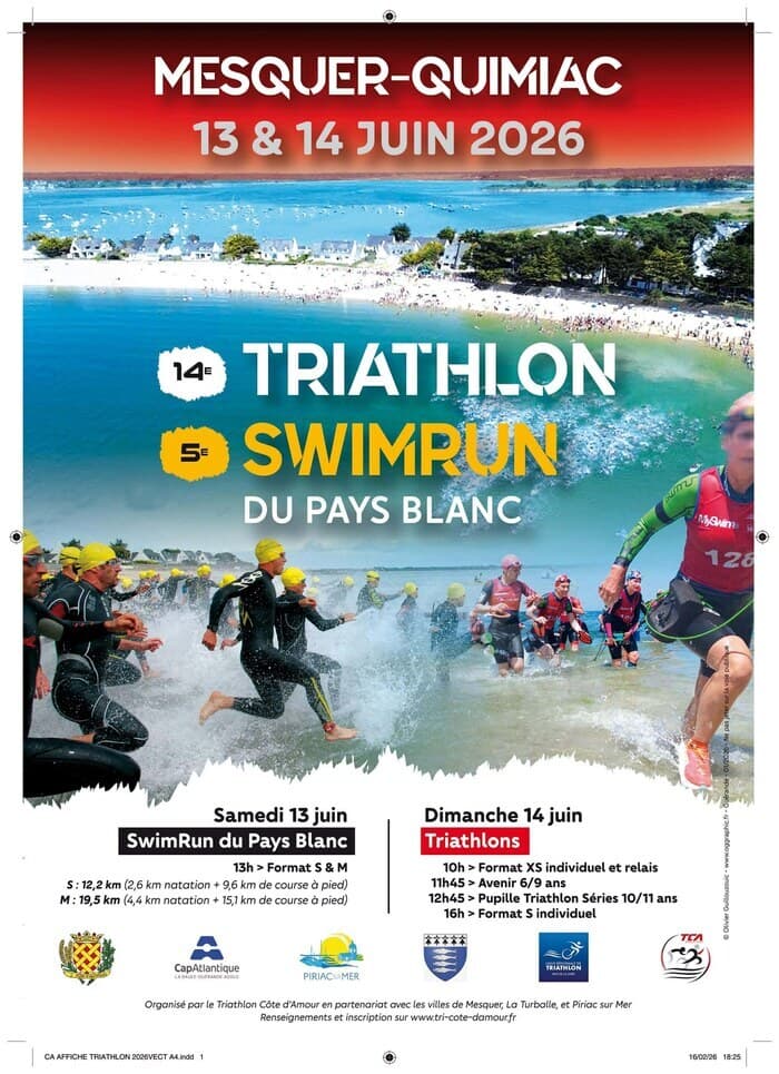 Illustration de l'événement : 14e Triathlon de Mesquer Quimiac
