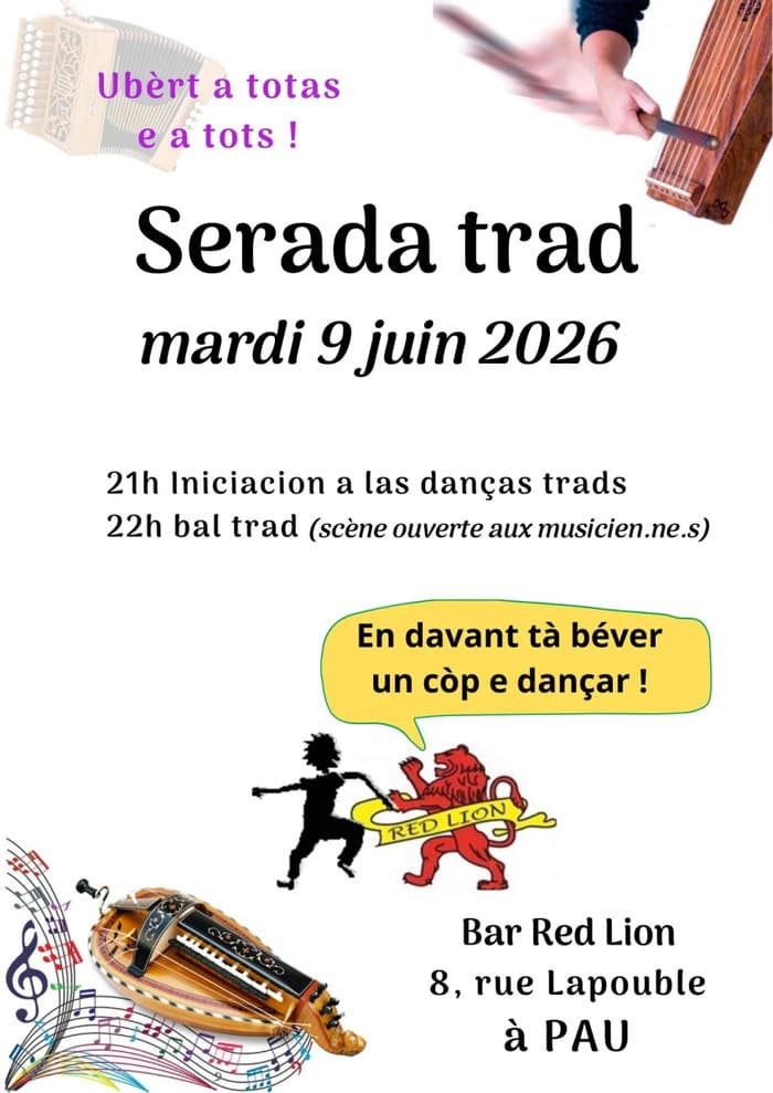 Illustration de l'événement : Serada trad au Red Lion