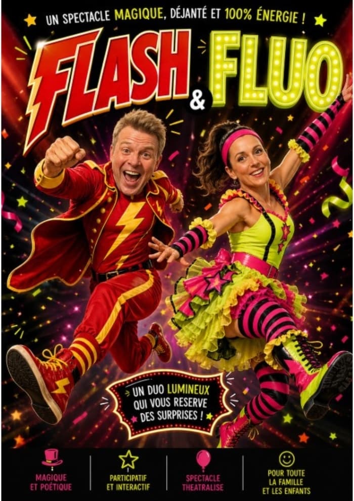 Illustration de l'événement : Spectacle de magie "Flash & Fluo"