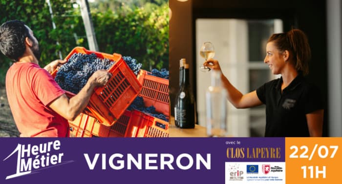 Illustration de l'événement : 1 Heure 1 Métier - Vigneron