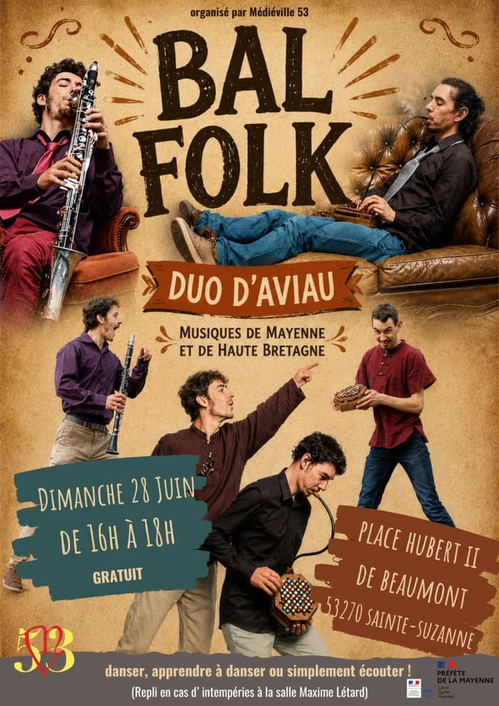 Illustration de l'événement : REPORTE- Concert - Bal duo d'Aviau