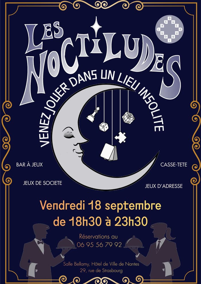 Illustration de l'événement : Noctiludes : bar à jeux dans un lieu insolite !
