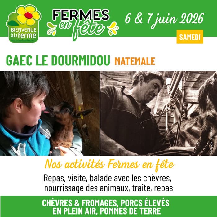 Illustration de l'événement : Fermes en Fête le 6&7 juin au GAEC LE DOURMIDOU