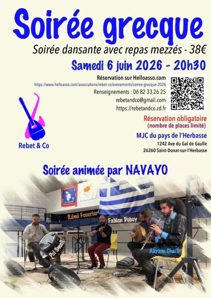Illustration de l'événement : Soirée grecque