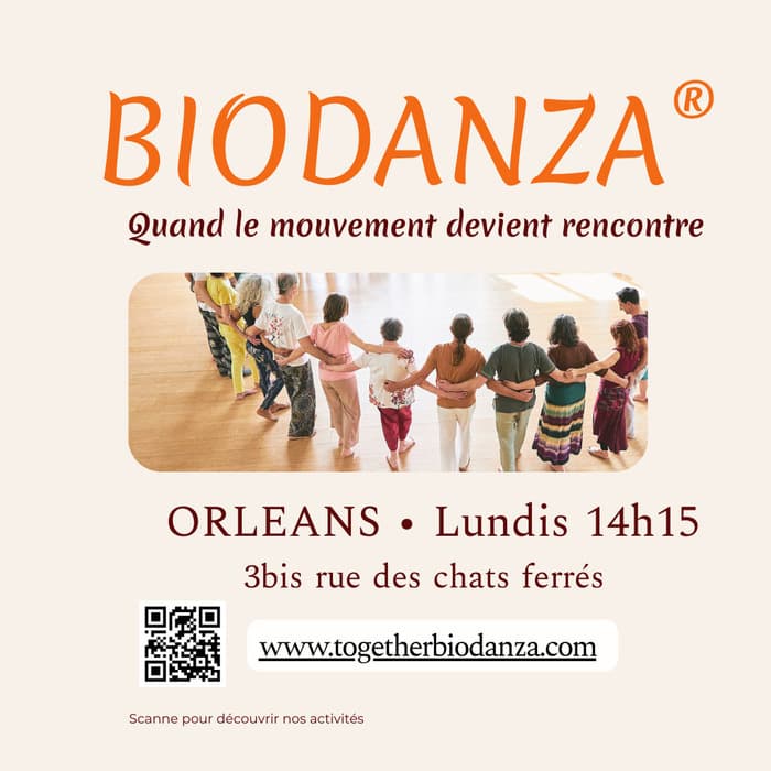 Illustration de l'événement : BIODANZA® les lundis après-midis à ORLEANS