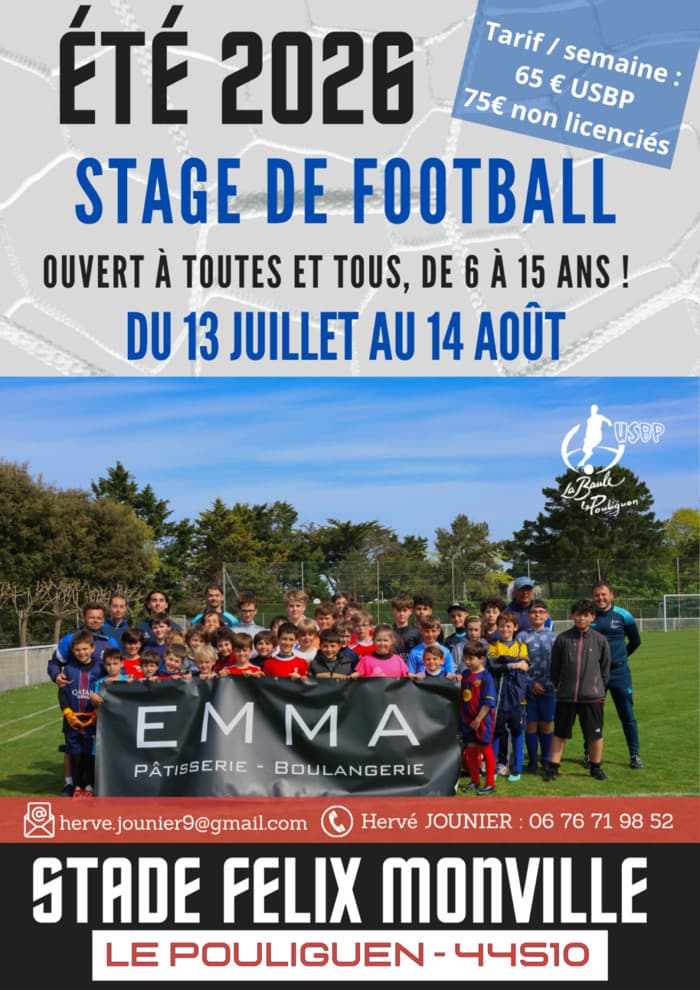 Illustration de l'événement : Stages d'été de football