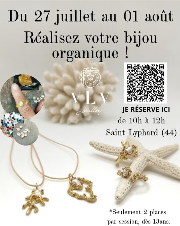 Illustration de l'événement : Réalisez votre bijou organique