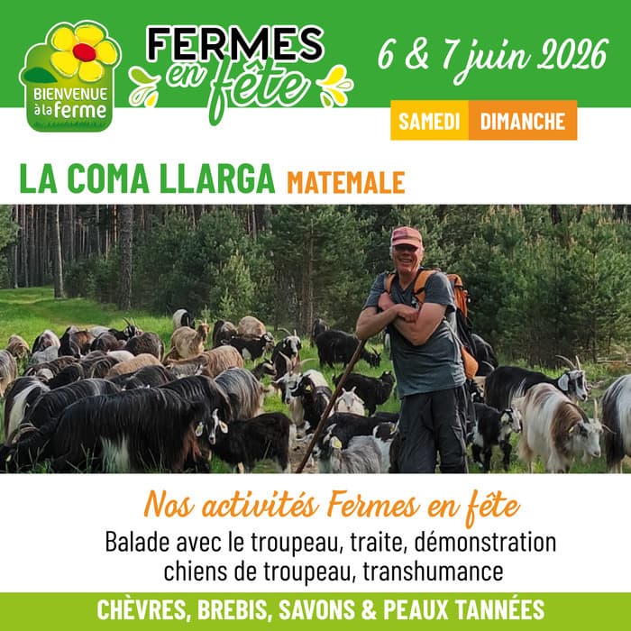Illustration de l'événement : Fermes en Fête le 6&7 juin à la Coma Llarga