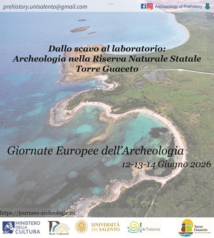 Illustration de l'événement : DE LA FOUILLE À L’ATELIER : ARCHÉOLOGIE DANS LA RÉSERVE NATURELLE D’ÉTAT DE TORRE GUACETO