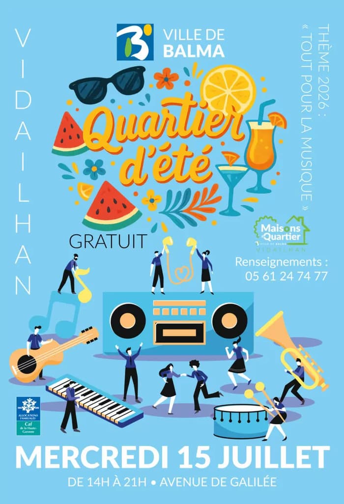 Illustration de l'événement : Quartier d’été de Vidailhan - Mercredi 15 juillet