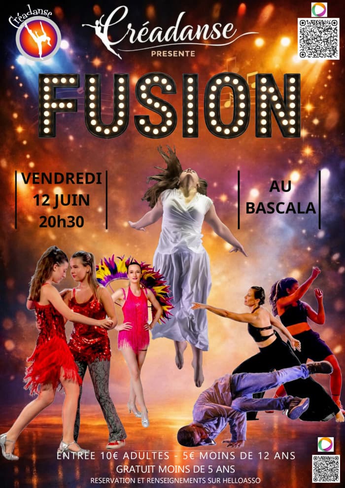 Illustration de l'événement : Fusion, spectacle de fin d'année par les élèves de CréaDanse