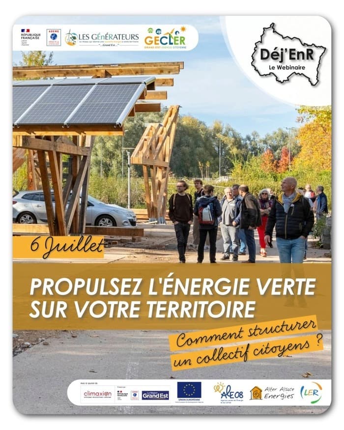 Illustration de l'événement : Webinaire : Comment structurer un collectif citoyens ? Propulsez l’énergie verte sur votre territoire !