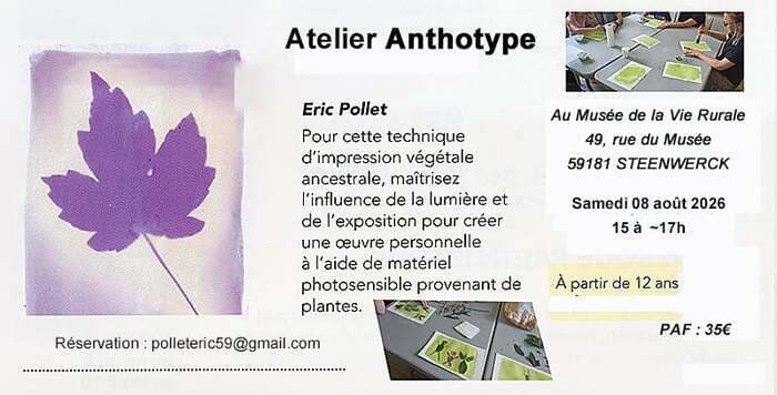 Illustration de l'événement : Atelier Anthotype