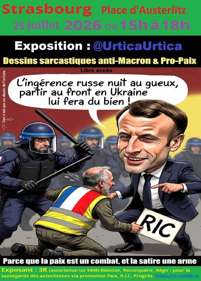 Illustration de l'événement : Expo @UrticaUrtica : "l’artiste contemporain qui dessina la décadence de l’occident !"