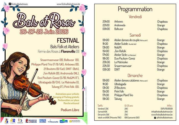 Illustration de l'événement : Festival Bals et Roses