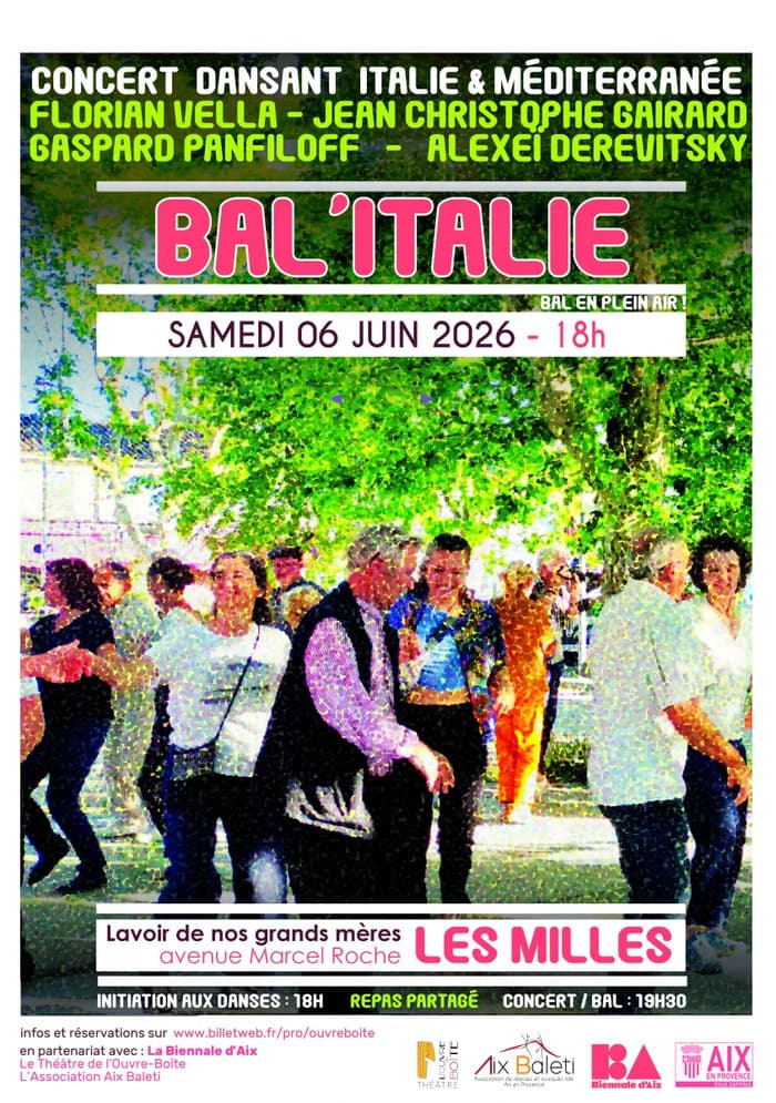 Illustration de l'événement : Bal'Italie le Samedi 06 Juin "Au Lavoir de nos grands-mères"