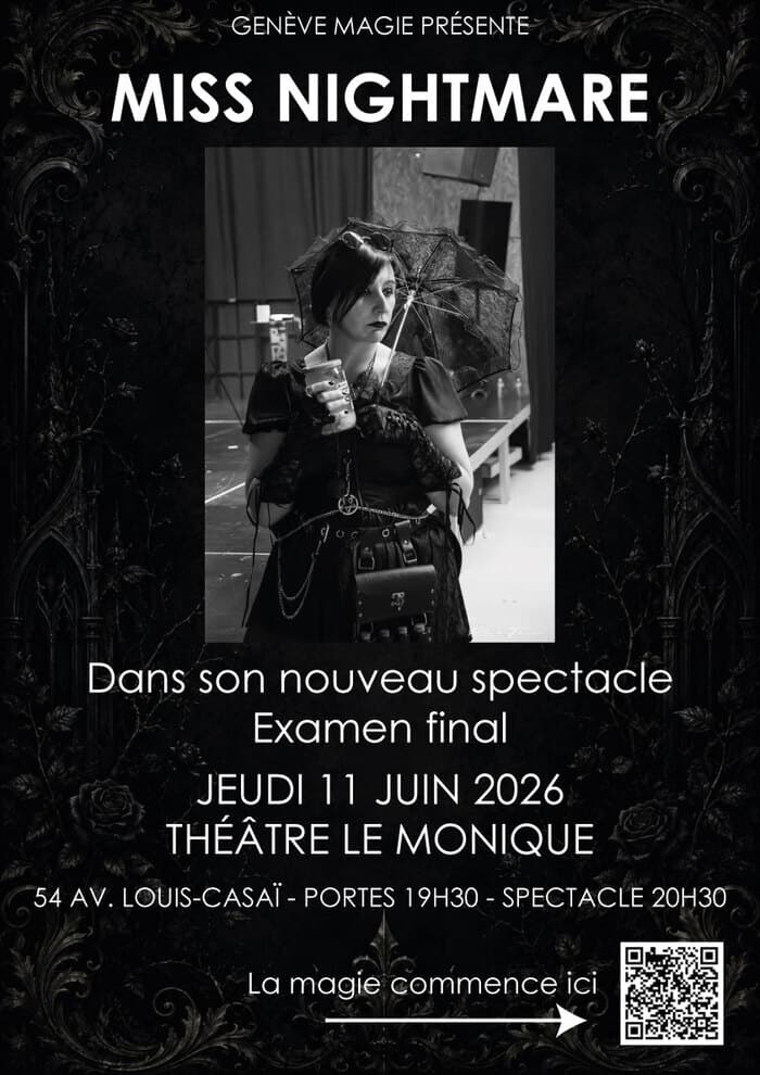 Illustration de l'événement : Miss Nightmare "Examen Final"