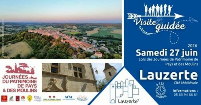 Illustration de l'événement : Visite guidée de la cité médiévale de Lauzerte