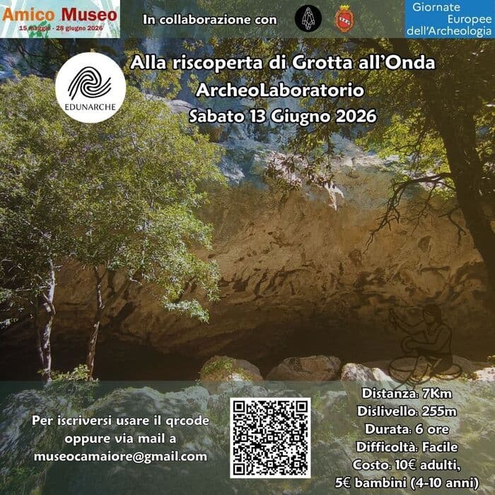 Illustration de l'événement : Archéolaboratoire - À la redécouverte de Grotta all’Onda