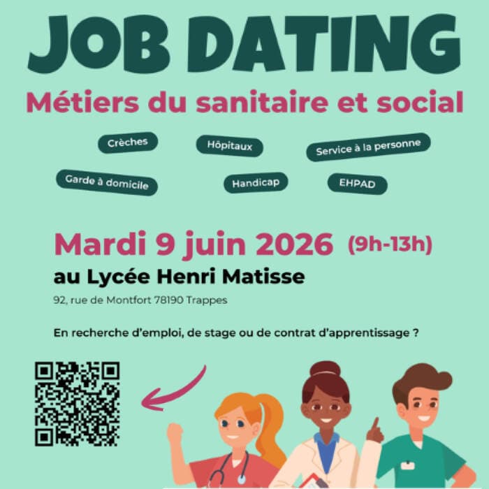 Illustration de l'événement : Jobdating métiers du sanitaire et social