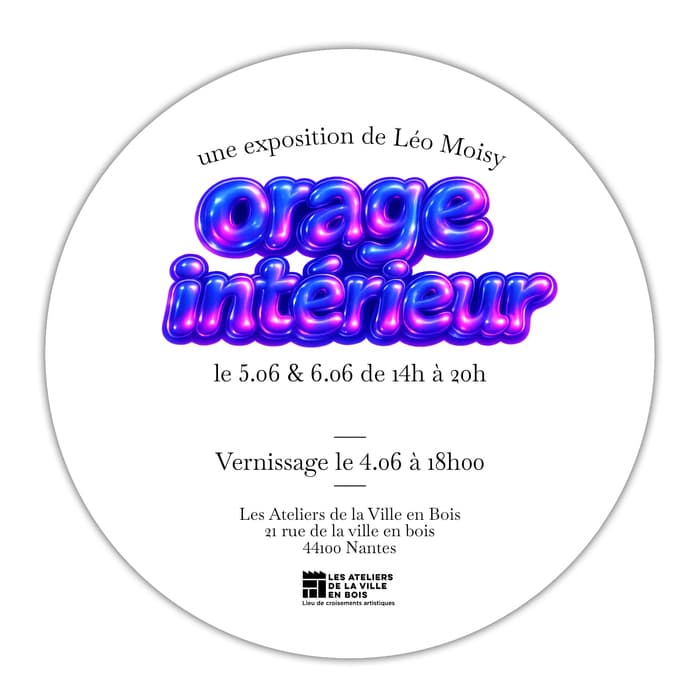 Illustration de l'événement : Orage Intérieur - Exposition de Léo Moisy