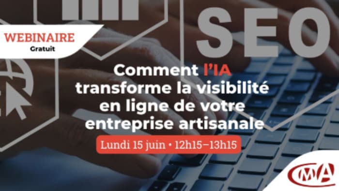 Illustration de l'événement : IA et SEO : comment l’Intelligence Artificielle transforme la visibilité en ligne de votre entreprise artisanale