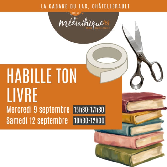 Illustration de l'événement : Habille ton livre : conseils pour couvrir vos manuels scolaires