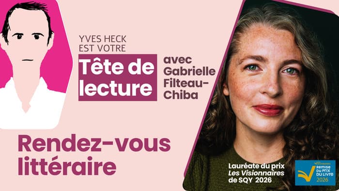 Illustration de l'événement : Tête de lecture avec Gabrielle Filteau-Chiba