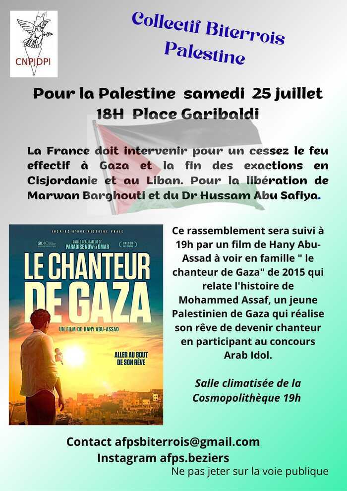 Illustration de l'événement : Le chanteur de Gaza