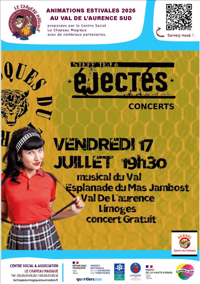 Illustration de l'événement : Concert STEFF TEJ & ÉJECTÉS