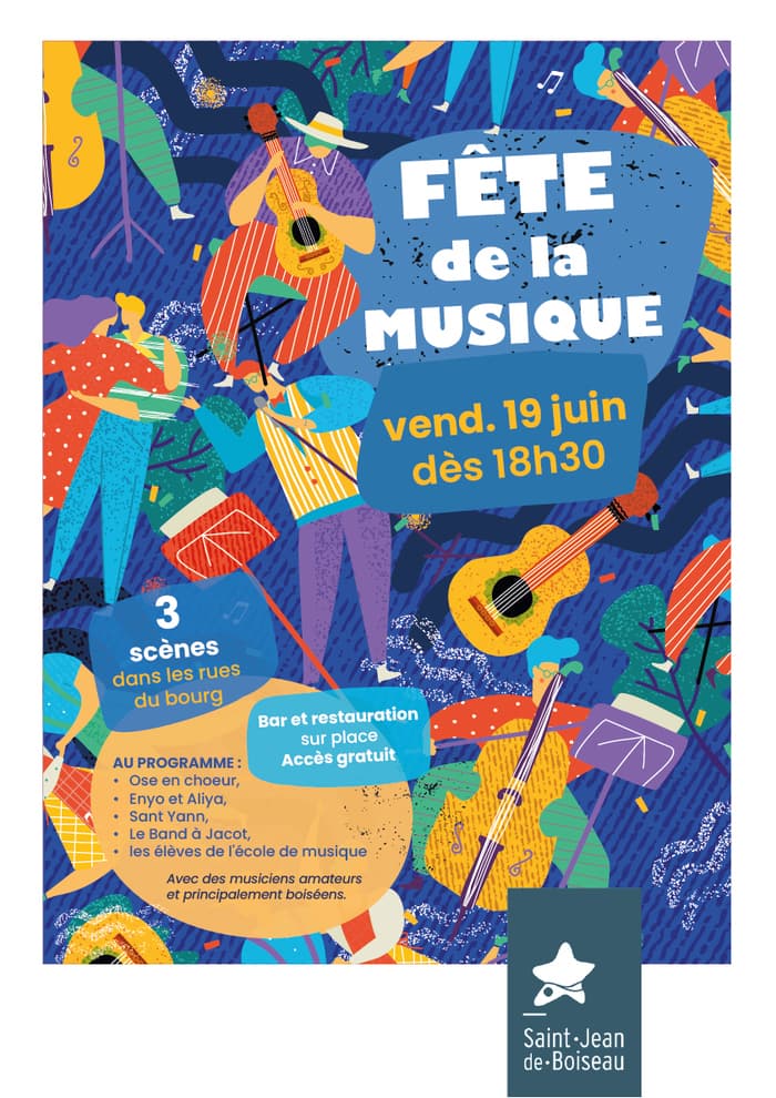 Illustration de l'événement : Fête de la musique à St-Jean de Boiseau