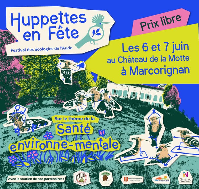 Illustration de l'événement : Huppettes en Fête : festival des écologies de l'Aude