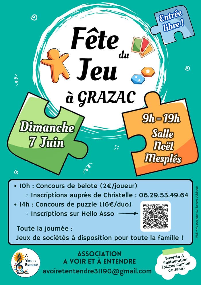 Illustration de l'événement : 3è Fête du Jeu à Grazac