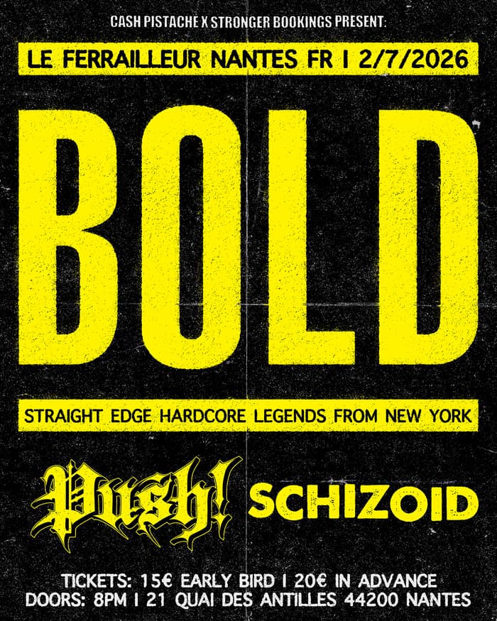 Illustration de l'événement : Bold + Push + Schizoid