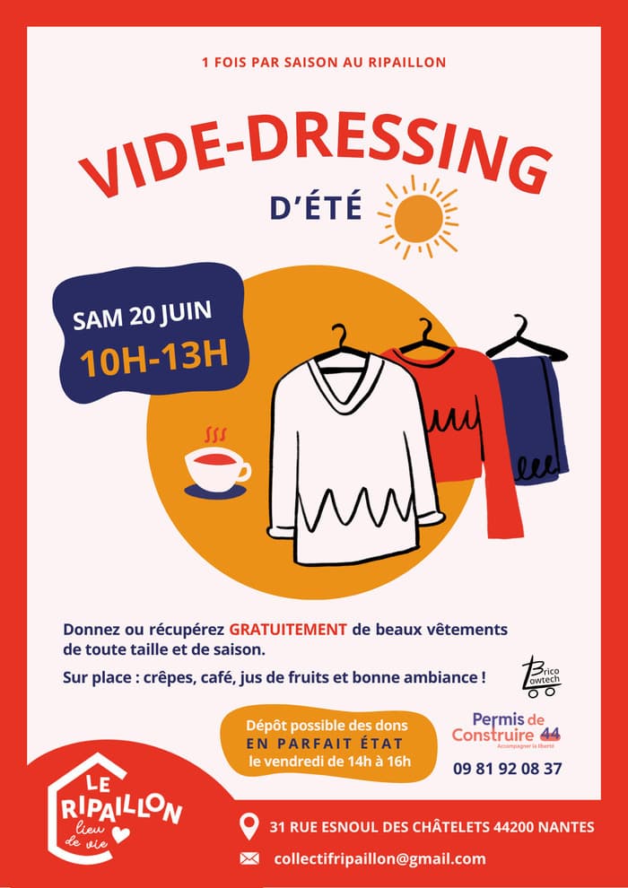 Illustration de l'événement : Vide-Dressing d’Été