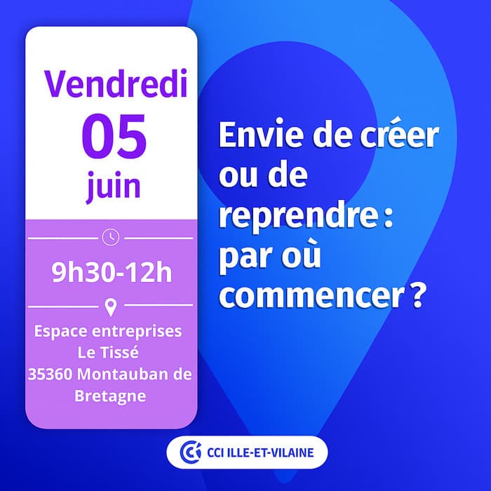 Illustration de l'événement : Envie de créer ou de reprendre une entreprise : par où commencer ?