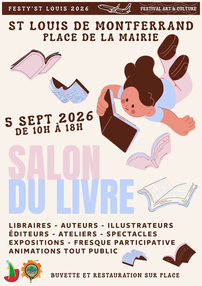 Illustration de l'événement : Salon du livre de Saint-Louis-de-Montferrand