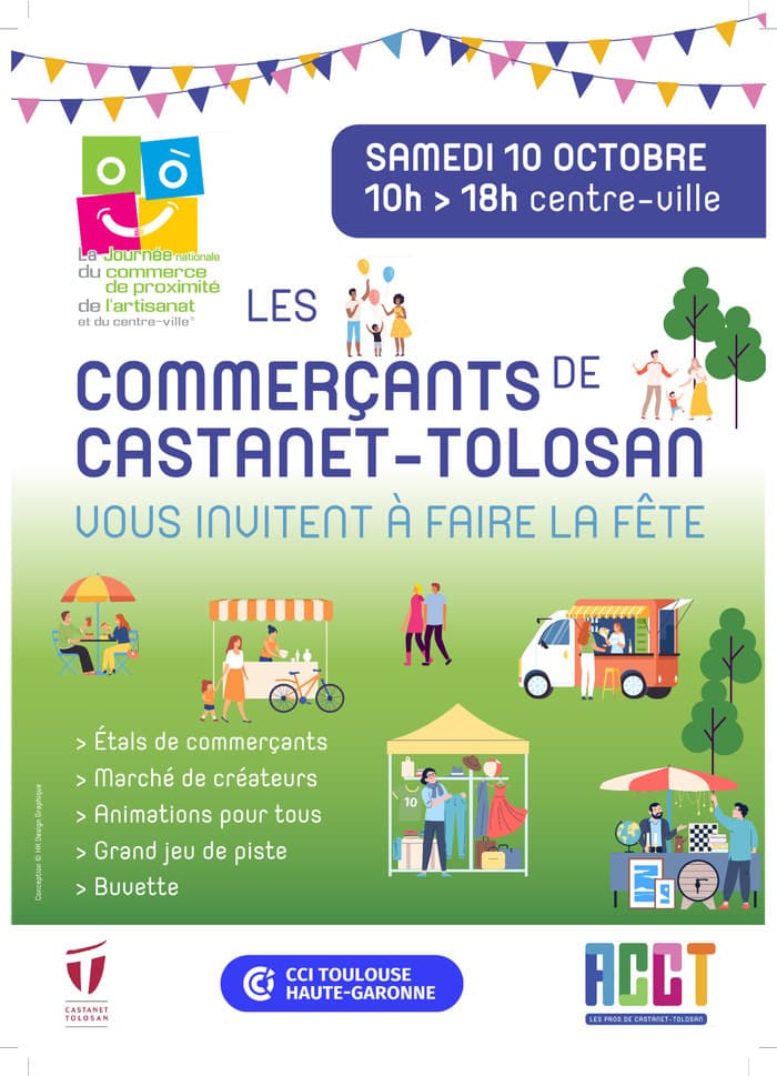 Illustration de l'événement : La Journée Nationale des Commerces de Proximité de Castanet-Tolosan