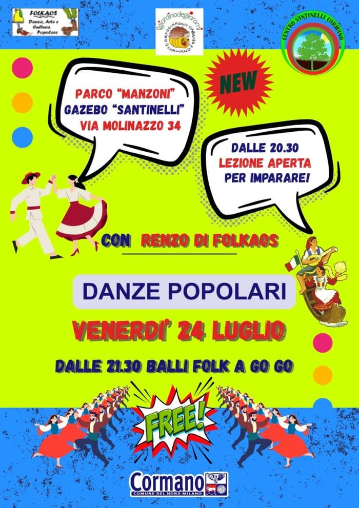 Illustration de l'événement : Danze popolari con Renzo