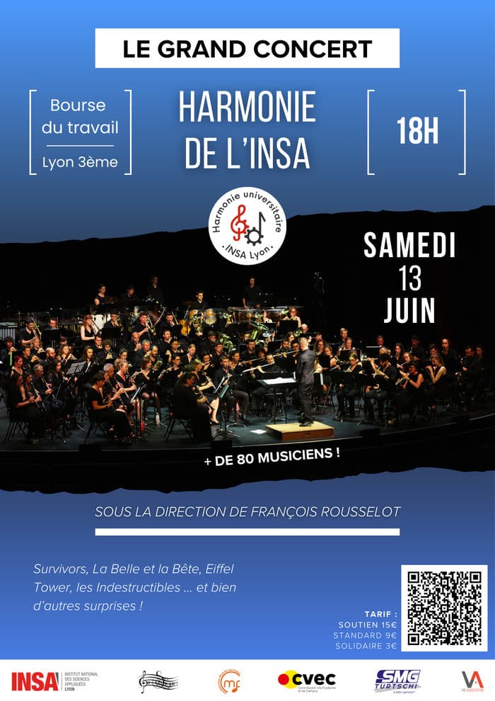 Illustration de l'événement : Grand concert de l'Harmonie INSA