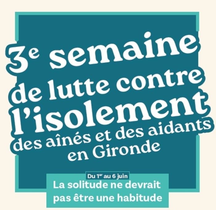 Illustration de l'événement : 3ème semaine de lutte contre l'isolement des aînés et des aidants en Gironde