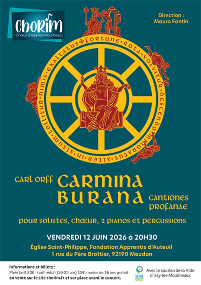Illustration de l'événement : CONCERT CHORIM LE 12 JUIN 2026