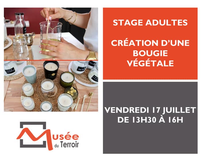 Illustration de l'événement : Stage Adulte : création d'une bougie végétale