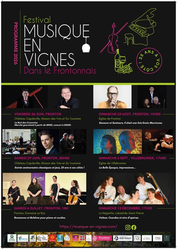 Illustration de l'événement : Festival Musique en Vignes dans le Frontonnais