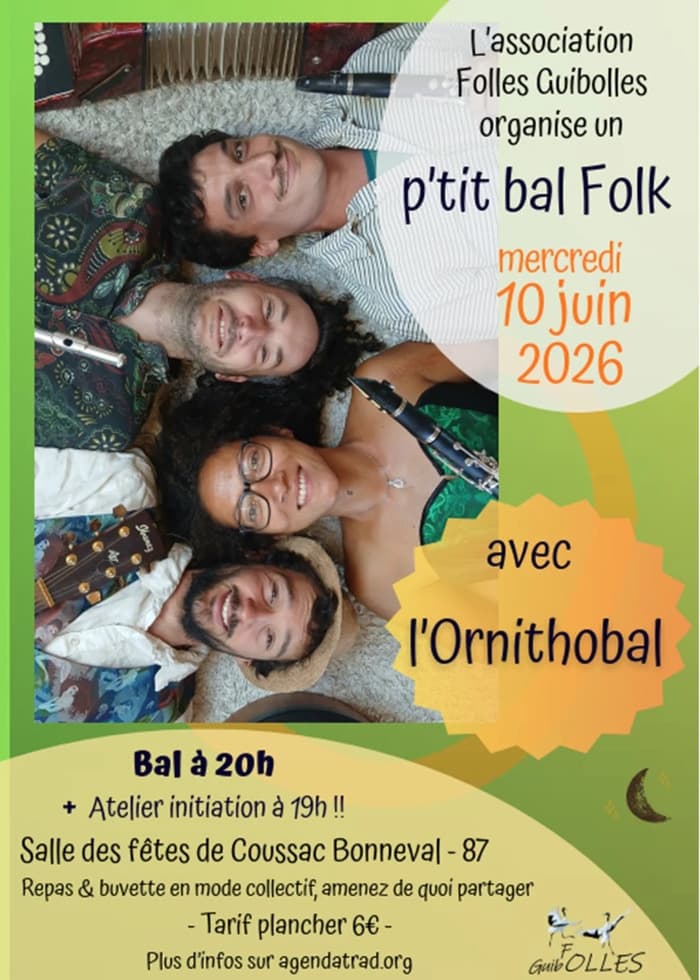 Illustration de l'événement : P'tit Bal Folk avec l'Ornithobal