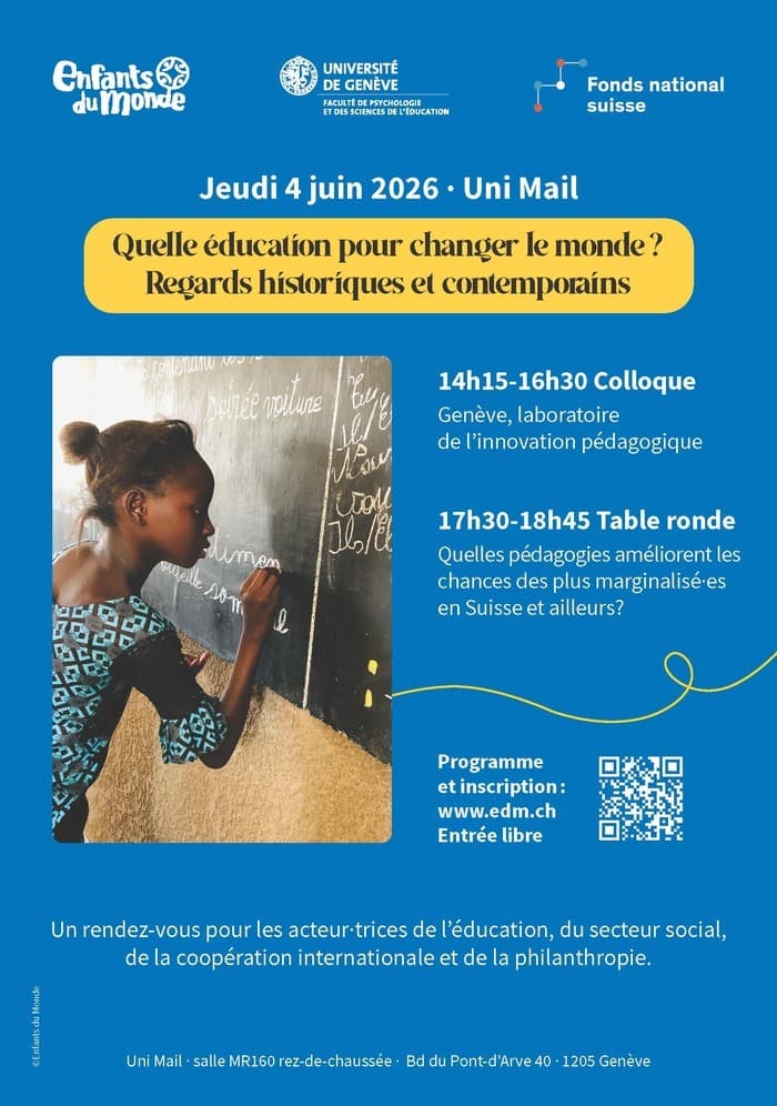 Illustration de l'événement : Colloque et table ronde : Quelle éducation pour changer le monde ?