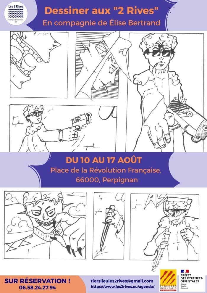Illustration de l'événement : Dessiner aux "2 Rives"