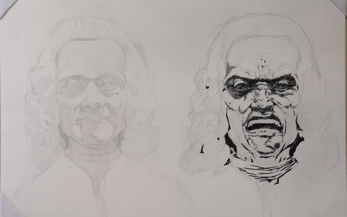 Illustration de l'événement : Stage de dessin de la tête et les expressions du visage