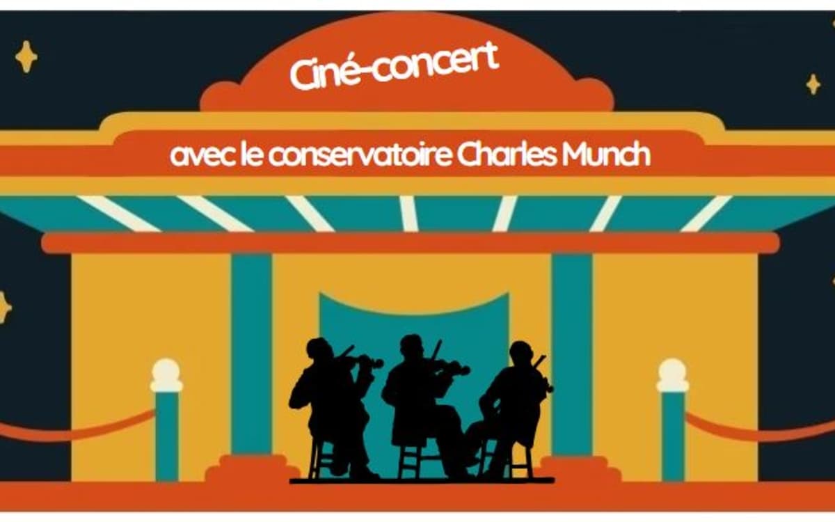 Illustration de l'événement : Ciné-concert avec le conservatoire Charles Munch